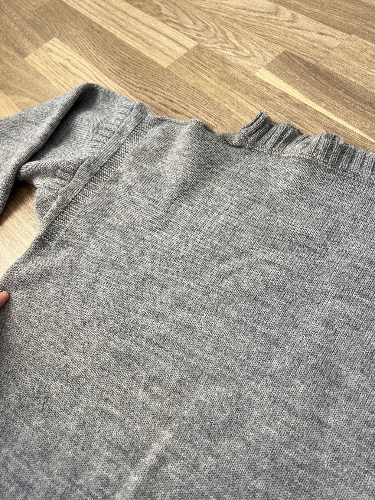 Le Tricoteur Guernsey Le Tricoteur Guernsey Jumper Gray British Wool Fisherman sM Size US M / EU 48-50 / 2 - 7 Thumbnail