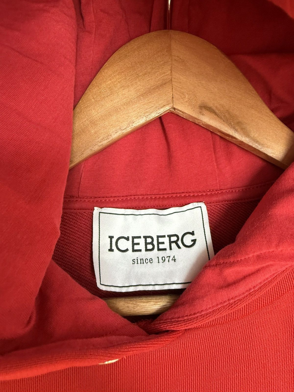 Iceberg Iceberg red hoodie y2k Size US M / EU 48-50 / 2 - 4 Thumbnail