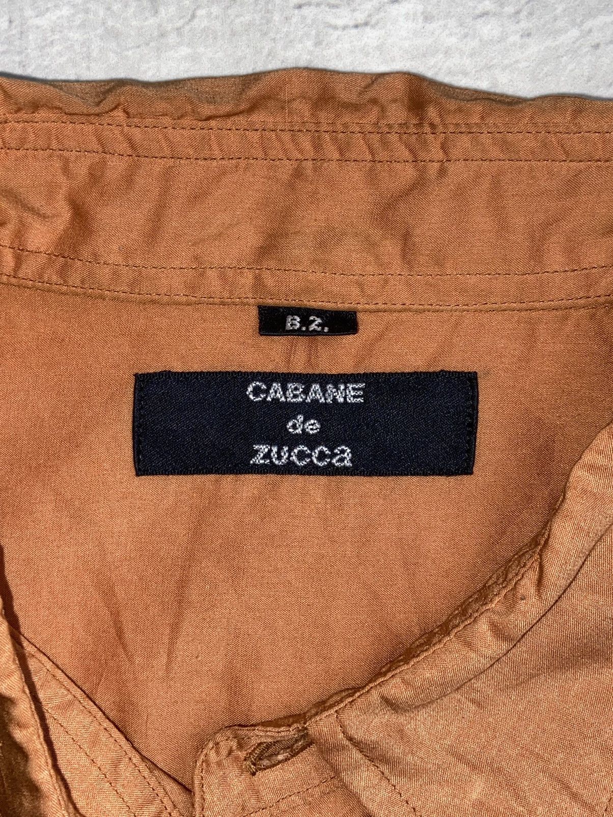 CABANE de ZUCCa × Issey Miyake CABANE DE ZUCCA Orange Shirt Size US S / EU 44-46 / 1 - 6 Thumbnail