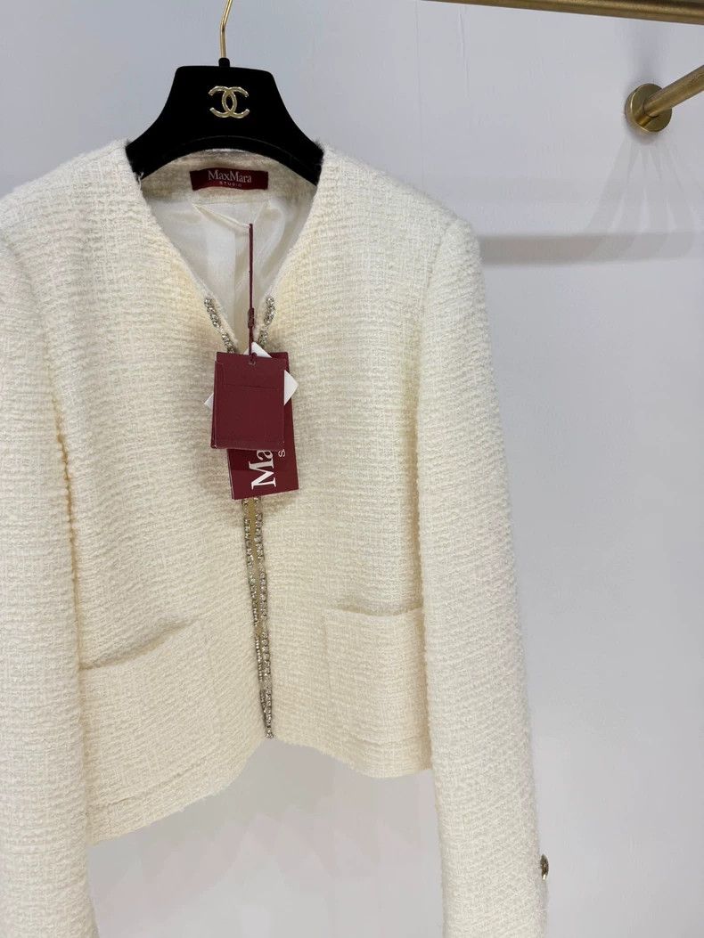 Max Mara Max Mara Small fragrant wind drill jacket Size XL / US 12-14 / IT 48-50 - 2 Thumbnail