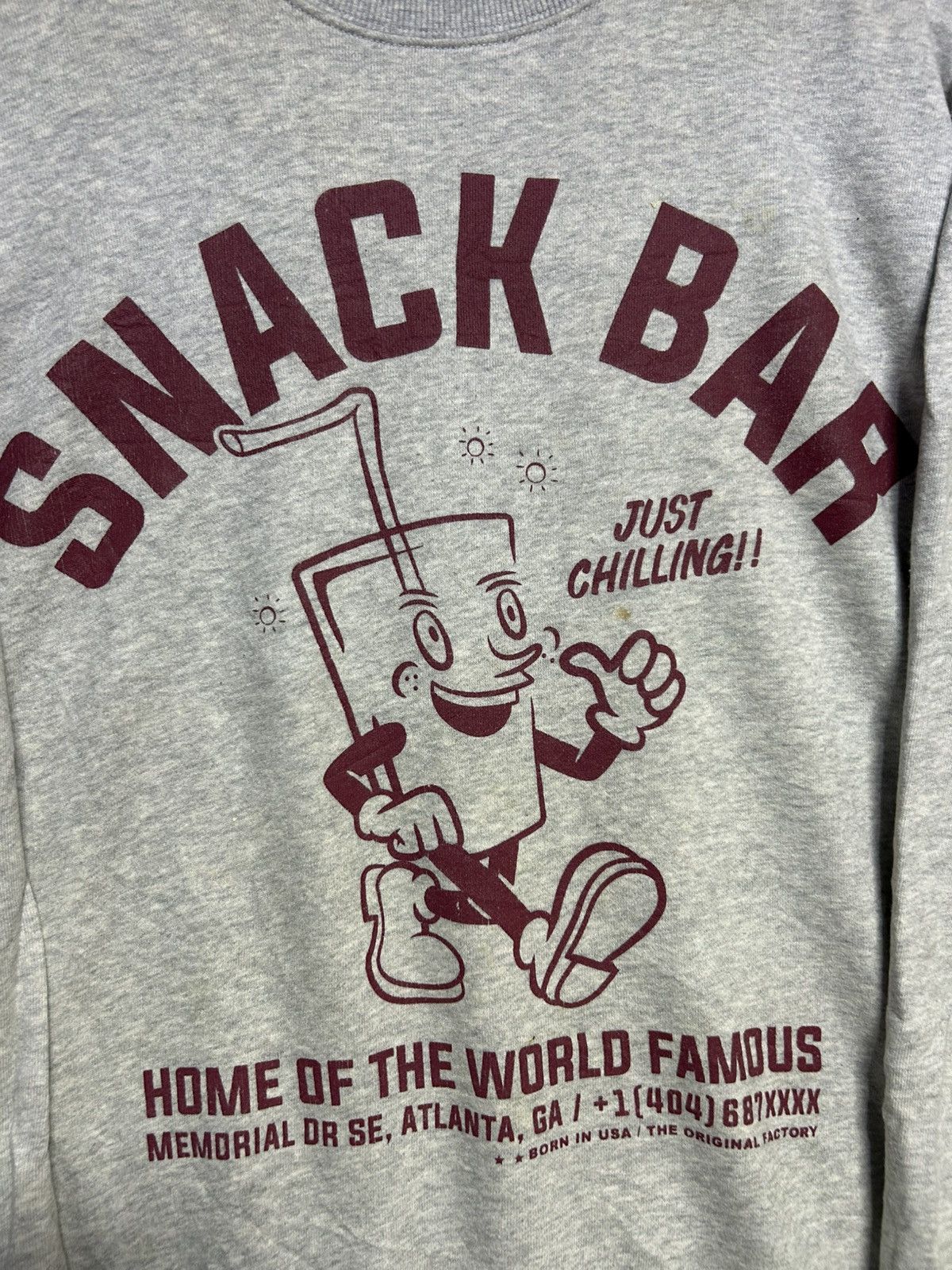 Japanese Brand × Vintage Vintage Rodeo Crown Snack Bar sweatshirt Size US XL / EU 56 / 4 - 2 Thumbnail