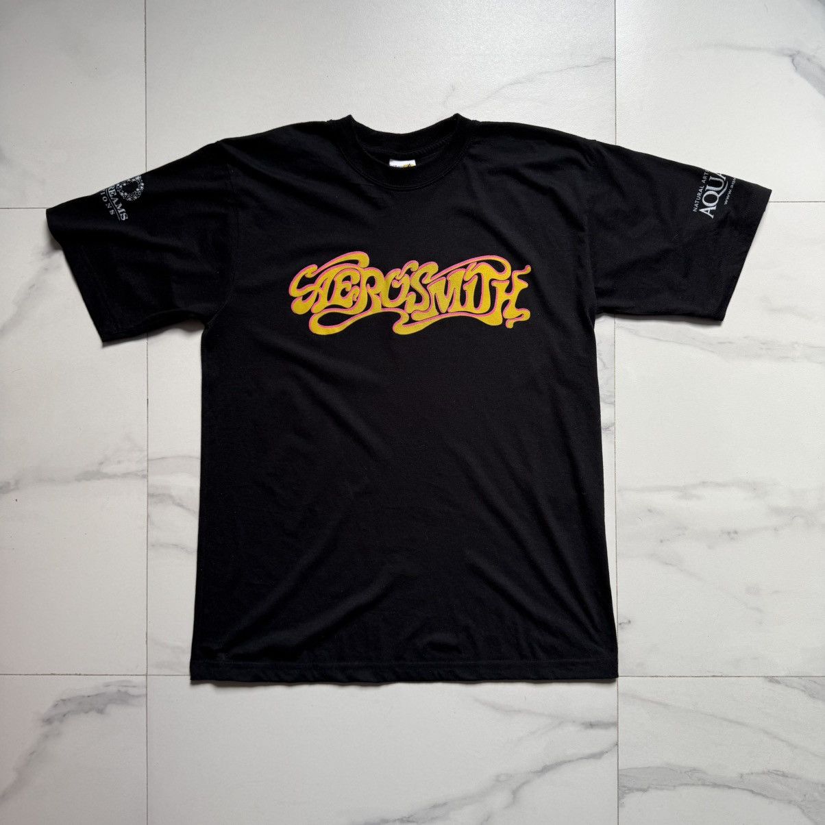 Aerosmith × Vintage Sick Rare! Vintage 2011 Aerosmith In Panama T-Shirt Size US M / EU 48-50 / 2 - 2 Thumbnail