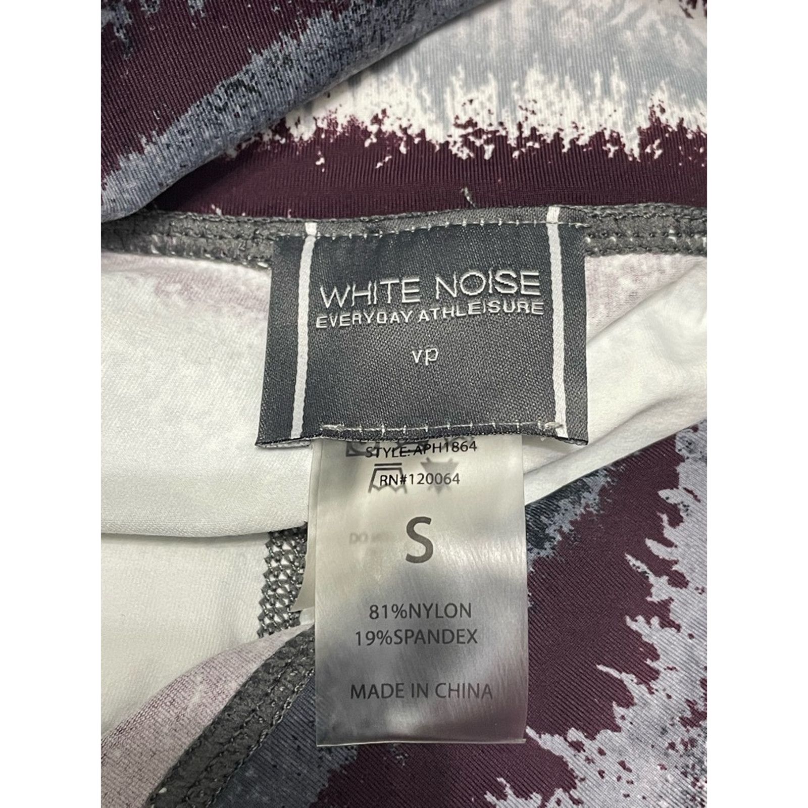 Other White Noise Yoga/Workout Leggings Back Tie-Dye Multi S Size 27" / US 4 / IT 40 - 8 Thumbnail
