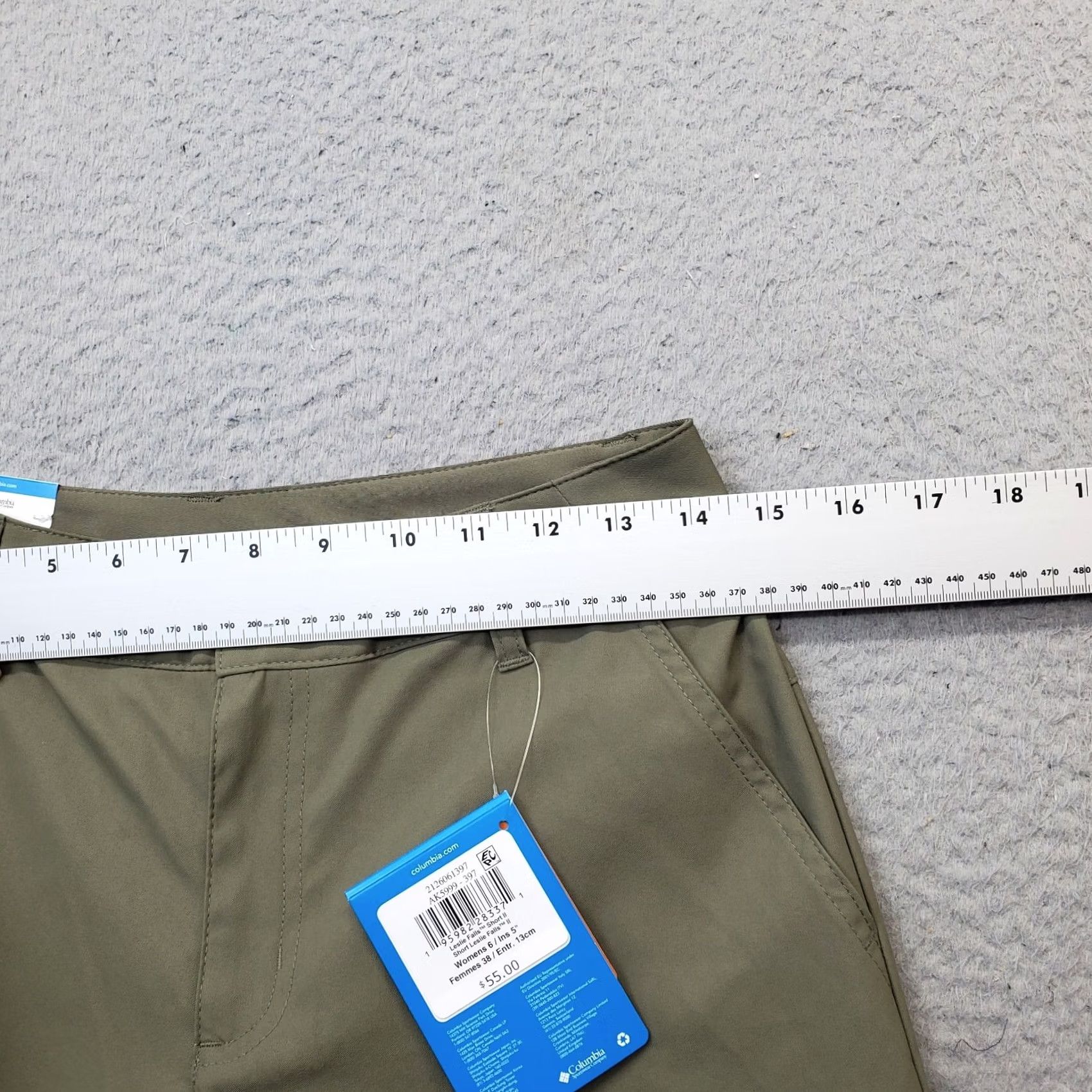 Vintage Columbia Womens Shorts 6 Green Omni Shade Broad Spectrum AK5999-397 Size 28" / US 6 / IT 42 - 5 Thumbnail
