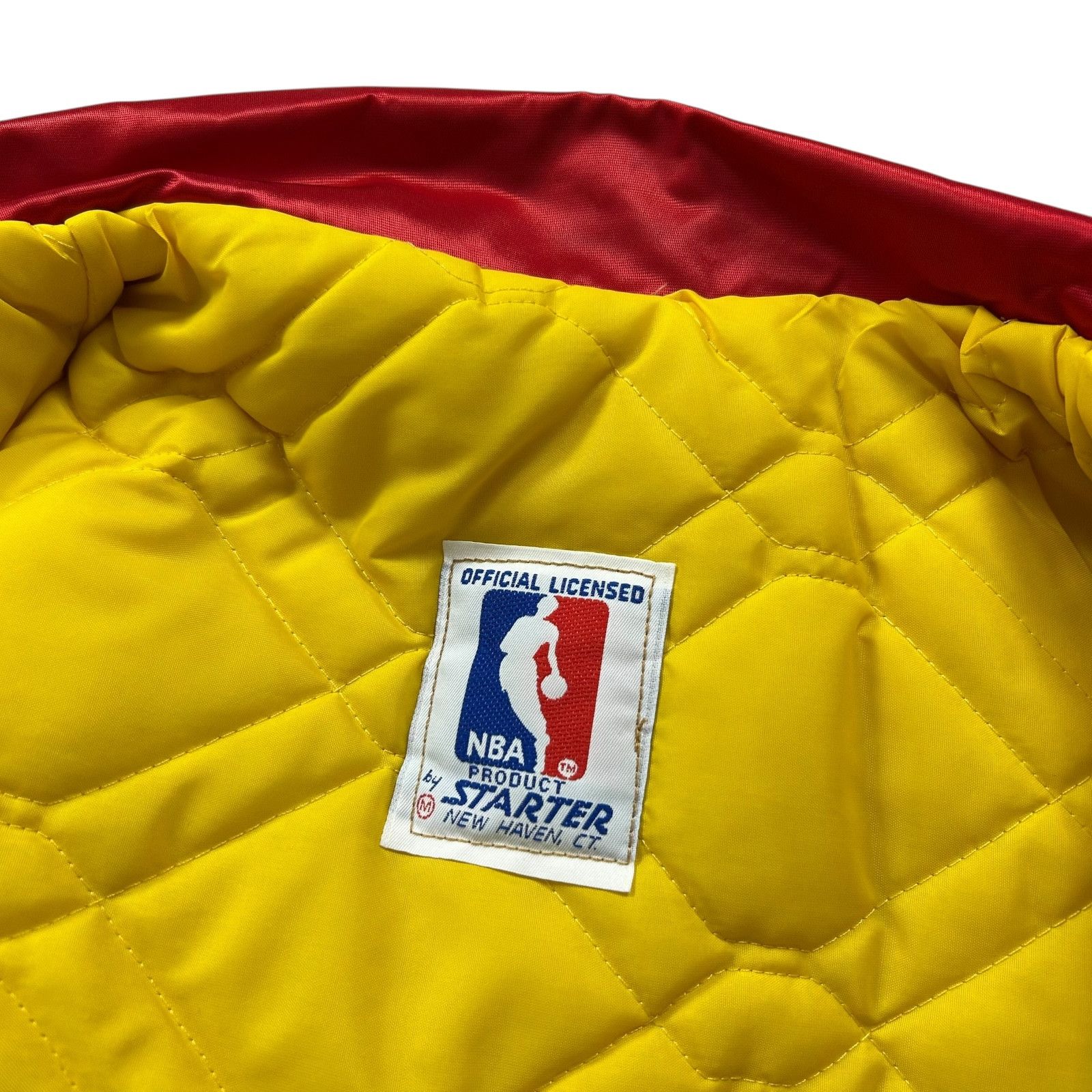NBA RARE VTG 90s HOUSTON ROCKETS STARTER SATIN BOMBER JACKET Size US M / EU 48-50 / 2 - 8 Thumbnail