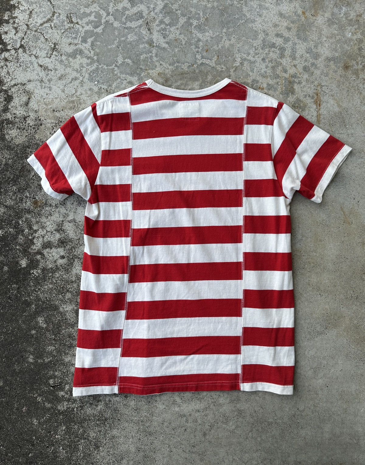Beams Plus Beams ref white border striped deconstructed patchwork shirt Size US M / EU 48-50 / 2 - 2 Thumbnail
