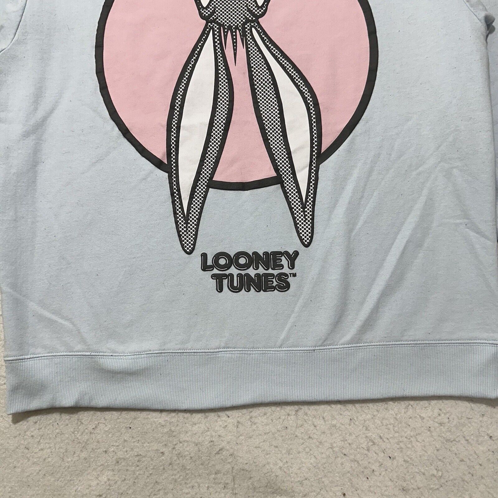 Other Looney Tunes XXL Bugs Bunny Crewneck Fleece Sweatshirt Blue Size XXL / US 16-18 / IT 52-54 - 5 Thumbnail