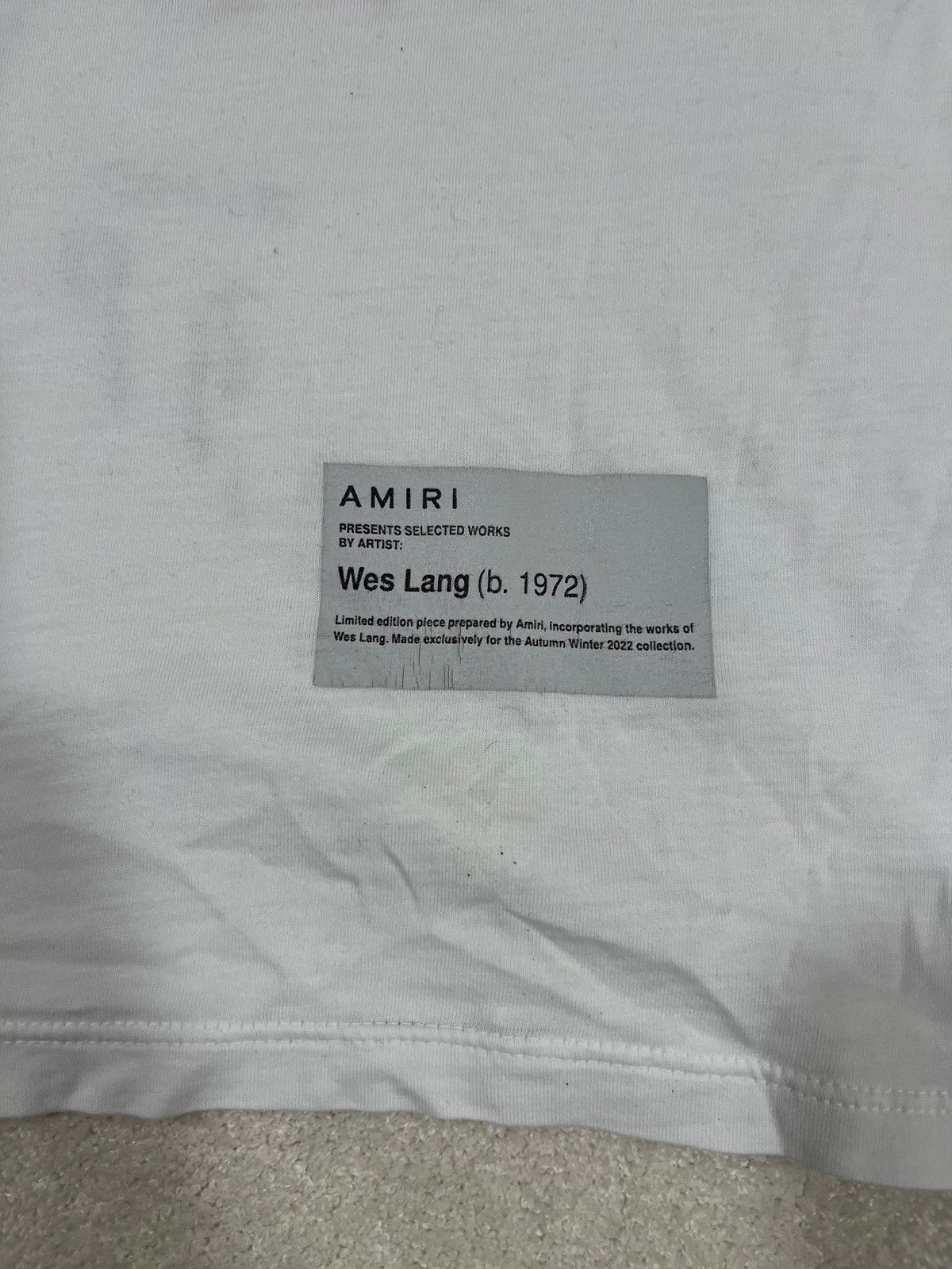Amiri Amiri Wes Lang Solar Reaper Tshirt (M) Size US L / EU 52-54 / 3 - 5 Thumbnail
