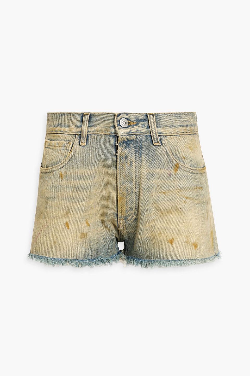 Maison Margiela o1y0625 Denim Short in Light Blue Size 31" - 1 Thumbnail