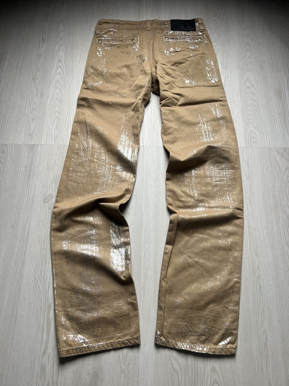 Japanese Brand Midas Metallic Coated Pants lgb if six was nine vkei style Size US 30 / EU 46 - 2 Thumbnail