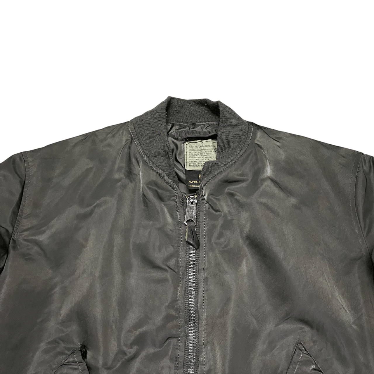 Alpha Industries Vintage Alpha Industries Ma 1 Flyers Bomber Jacket Military Size US M / EU 48-50 / 2 - 2 Thumbnail
