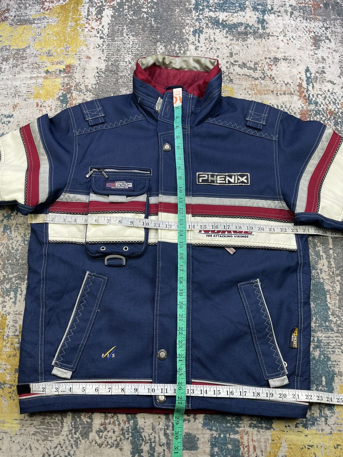 Phenix Vtg 90s Phenix Norge The Attacking Vikings Ski Jacket Size US M / EU 48-50 / 2 - 15 Thumbnail