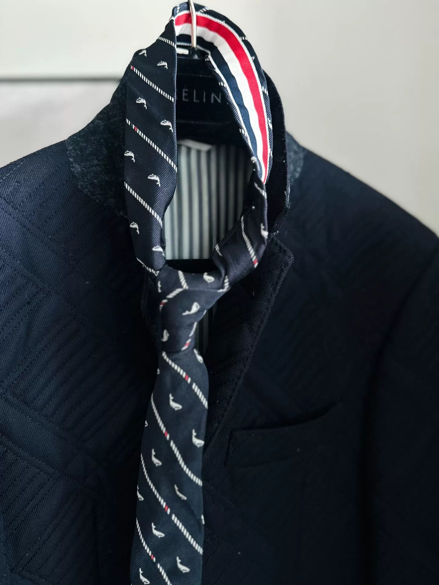 Thom Browne Thom Browne SS14 Silk Tie Size ONE SIZE - 1 Thumbnail