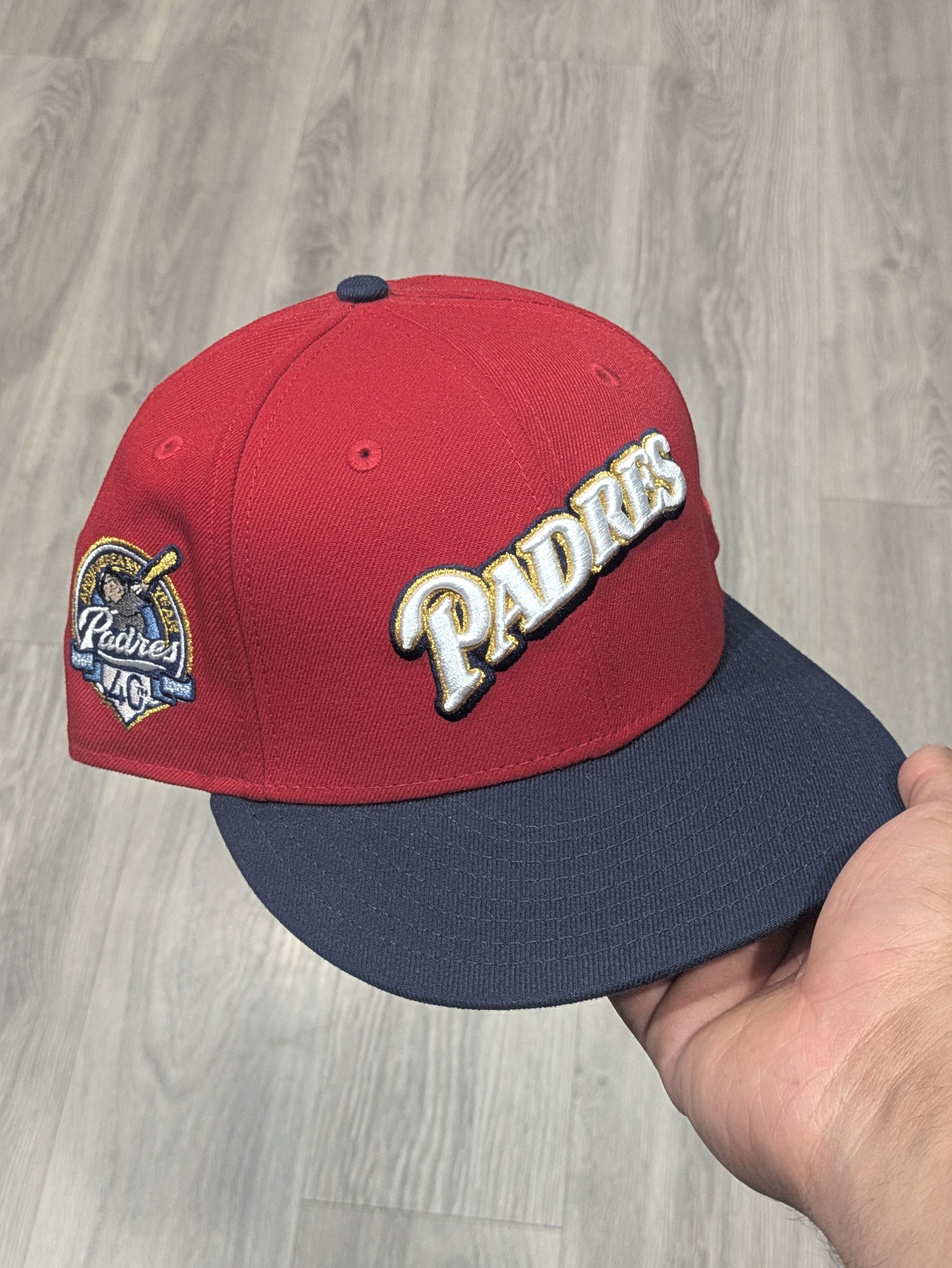 New Era 59fifty San Diego Padres 7 1/2 Pinky Size ONE SIZE - 1 Thumbnail