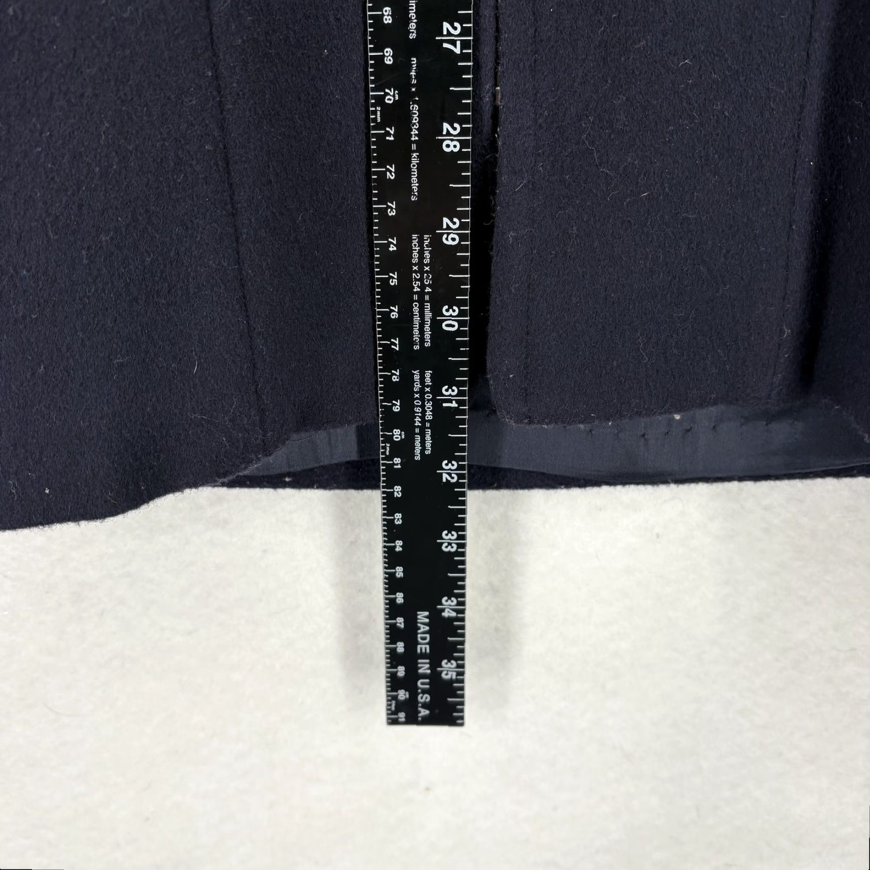 Pendleton VINTAGE Pendleton Coat Womens 16 Navy Merino Wool Hooded Lined Parka Made USA Size XXL / US 16-18 / IT 52-54 - 7 Thumbnail