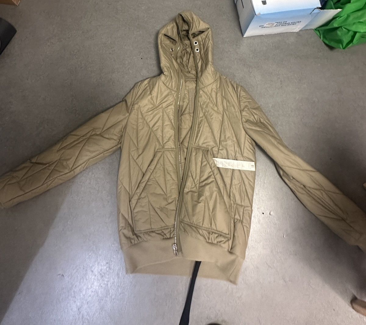 Rick Owens Drkshdw Rick Owens Drkshdw Nylon Gimp Jacket In Pale Green Size US M / EU 48-50 / 2 - 4 Thumbnail