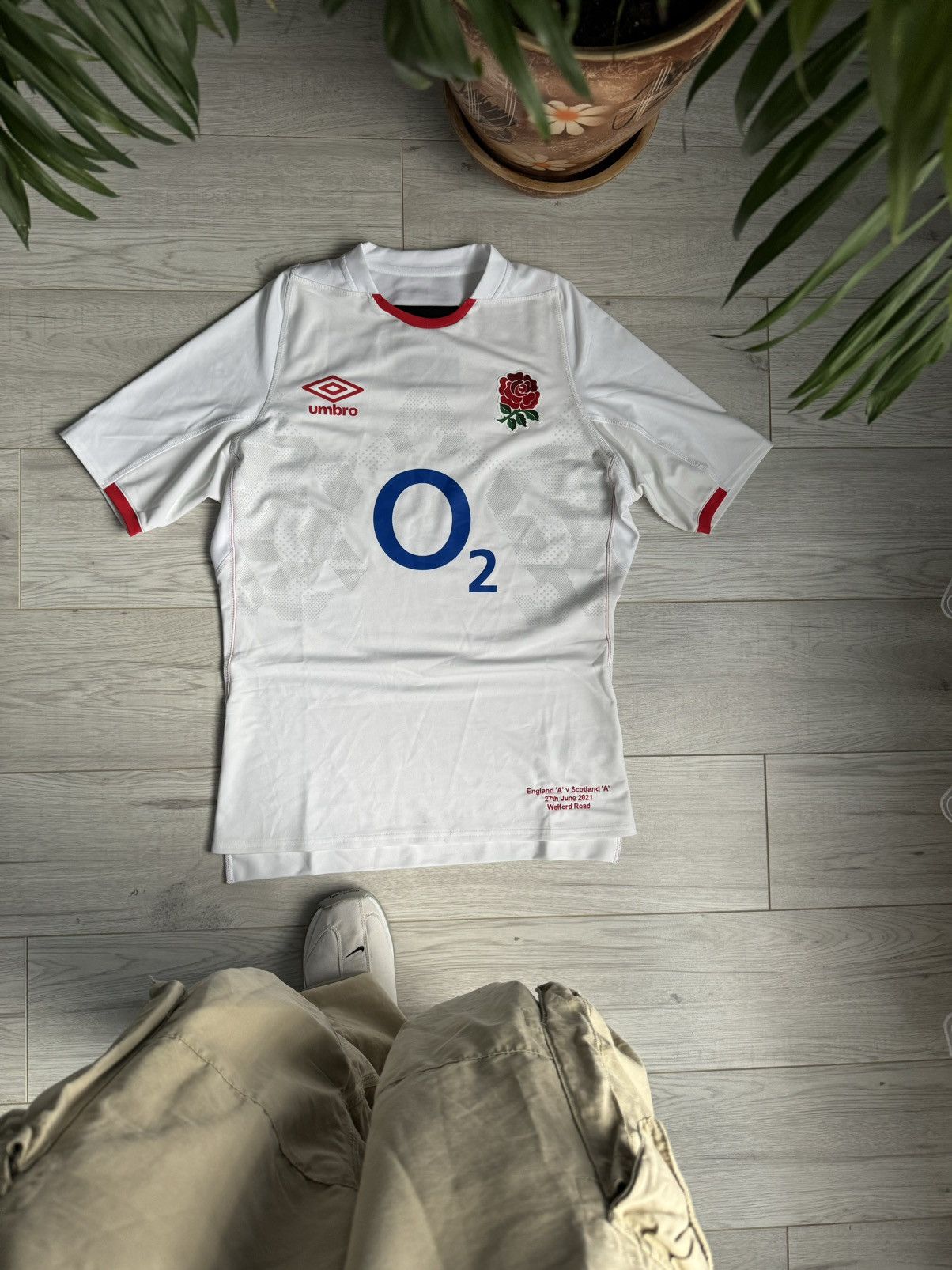 Umbro Match Worn Jersey Umbro England 2021 shirt Size US XL / EU 56 / 4 - 2 Thumbnail