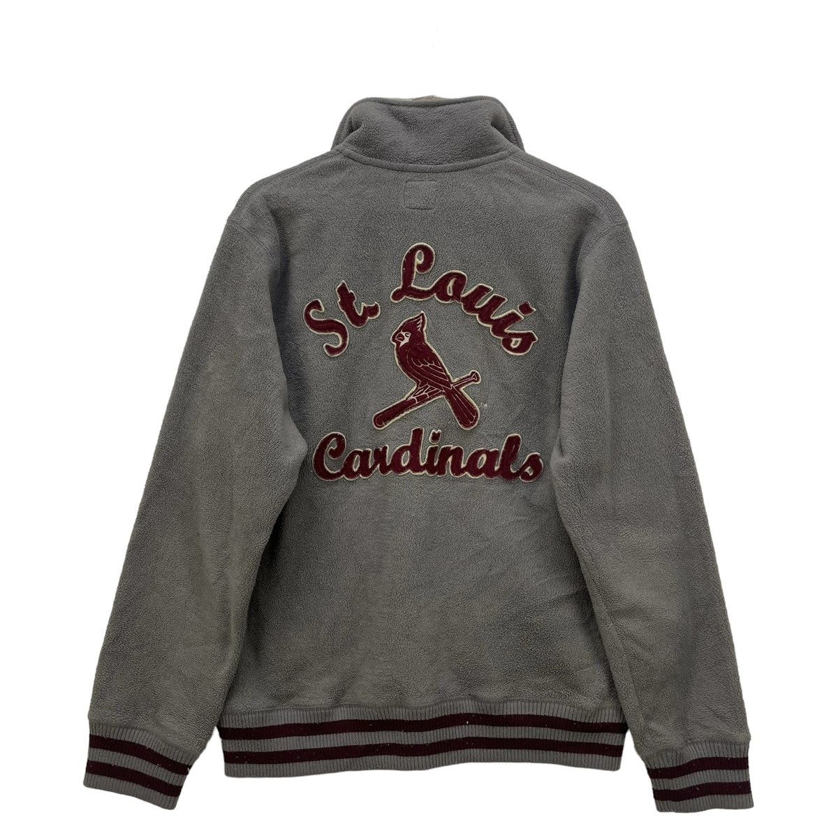 MLB × Vintage 💥Vintage Major League Baseball Cardinal Fleece Jacket Size US M / EU 48-50 / 2 - 1 Thumbnail