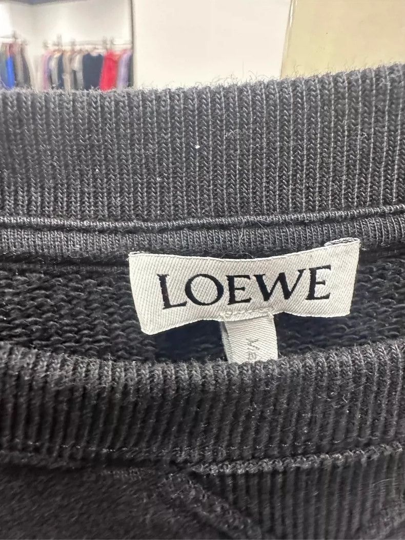 Loewe LOEWE Letter embroidered round neck long sleeve hoodie Size S / US 4 / IT 40 - 3 Thumbnail