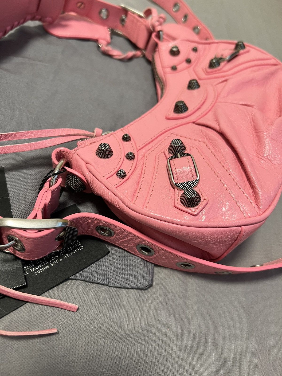 Balenciaga Balenciaga XS Cagole Lambskin Leather Bag Size ONE SIZE - 2 Thumbnail