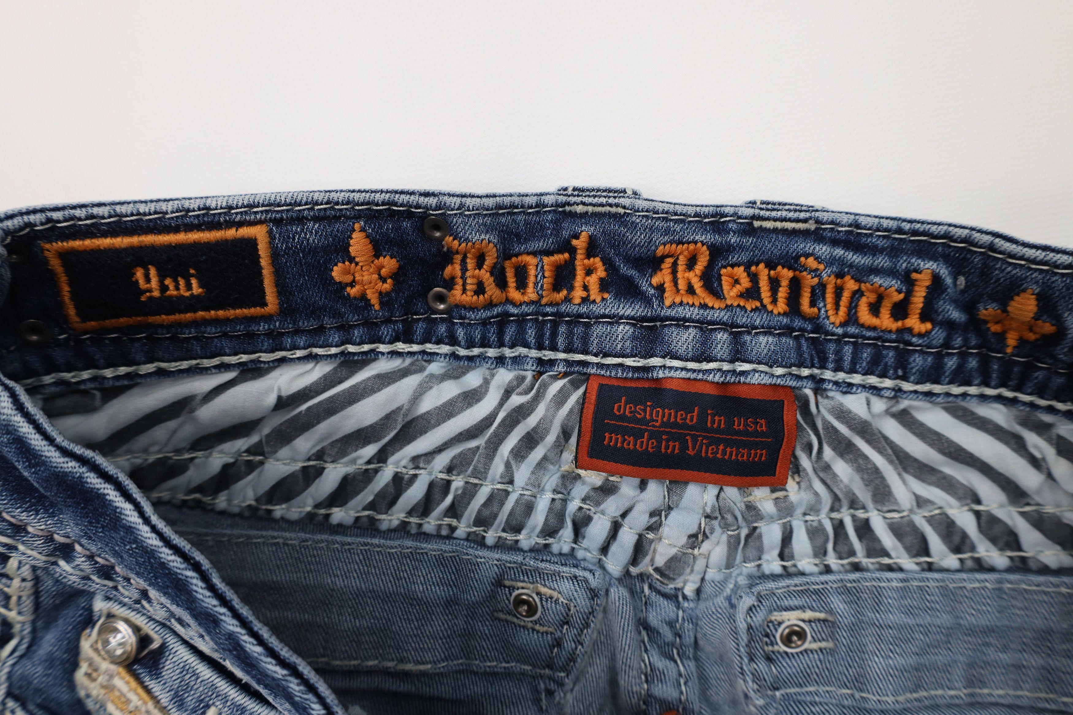 Rock Revival Rock Revival MMA Yui Bootcut Flared Stretch Denim Jeans Size 26" / US 2 / IT 38 - 8 Thumbnail