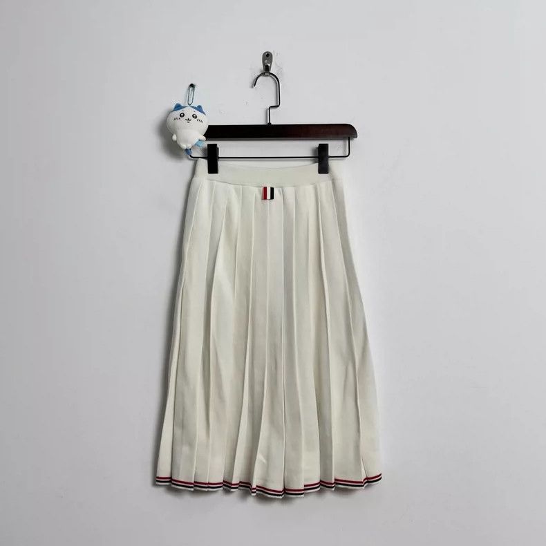 Thom Browne Thom Browne White striped dress Size 25" / US 0 / IT 36 - 3 Thumbnail