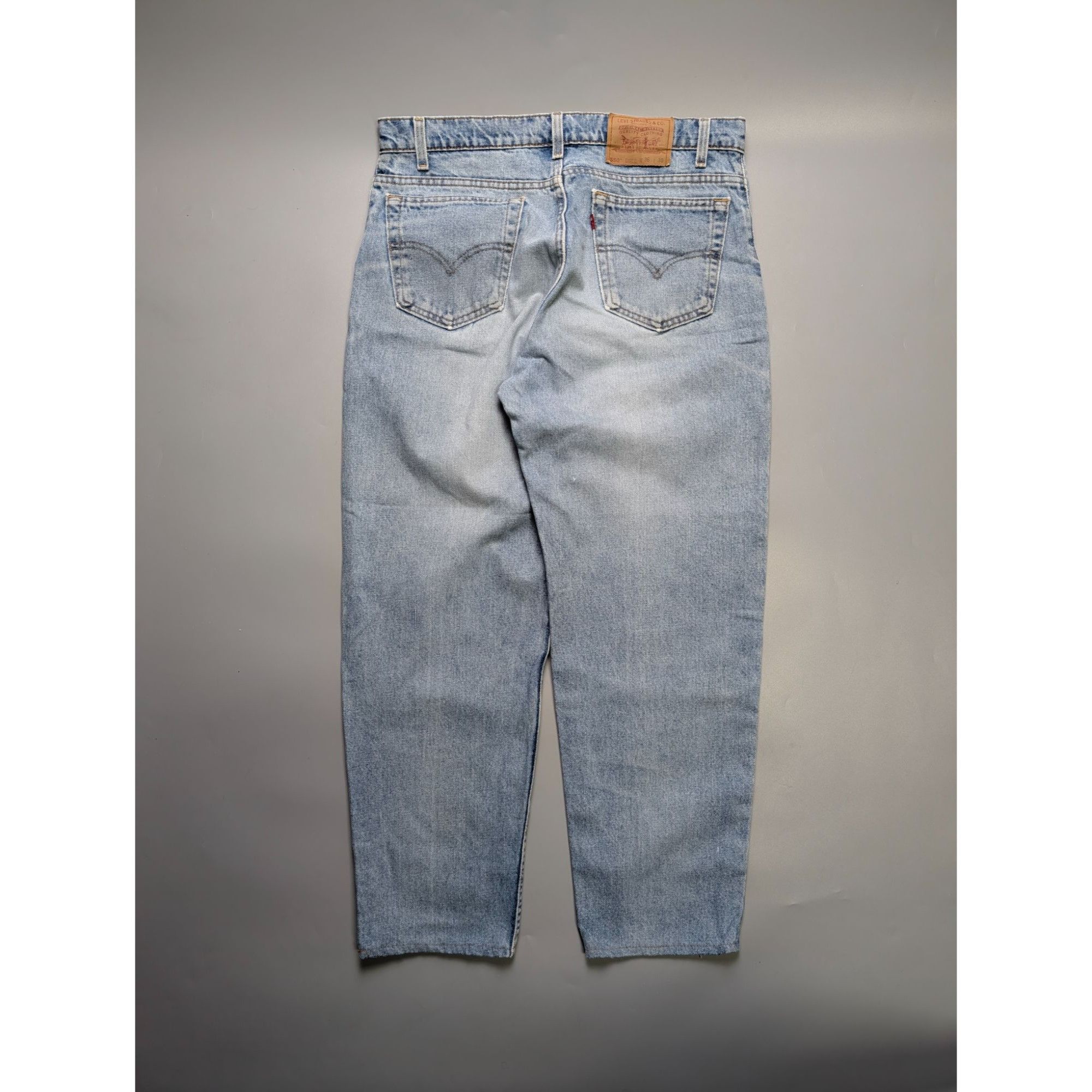 Levi's Levi's 550 Made In USA Light Wash Denim Jeans Pants (Y1084) Size US 36 / EU 52 - 13 Thumbnail