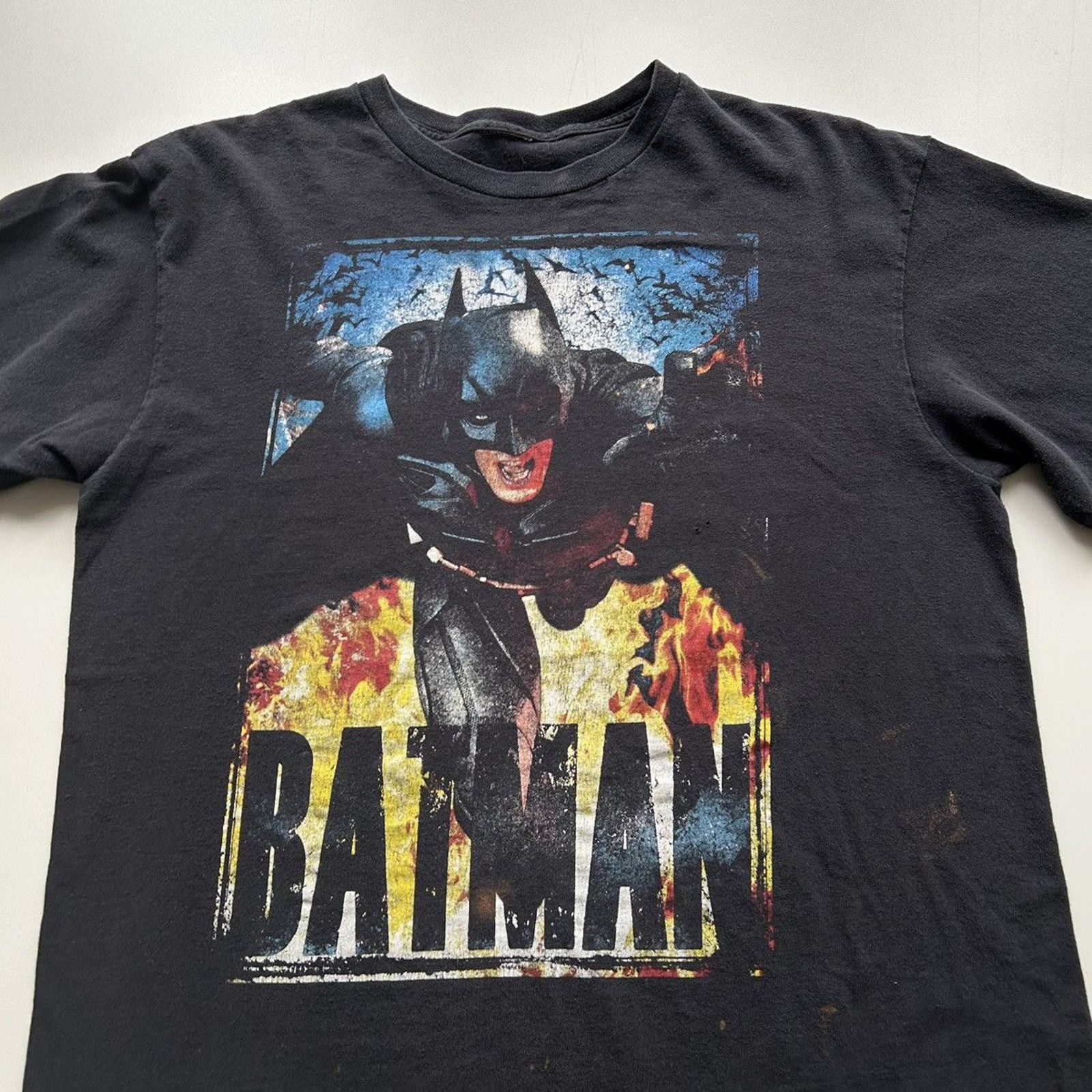 DC Comics Vintage Y2K Batman DC Comics Movie Graphic T Shirt Large Size US L / EU 52-54 / 3 - 2 Thumbnail
