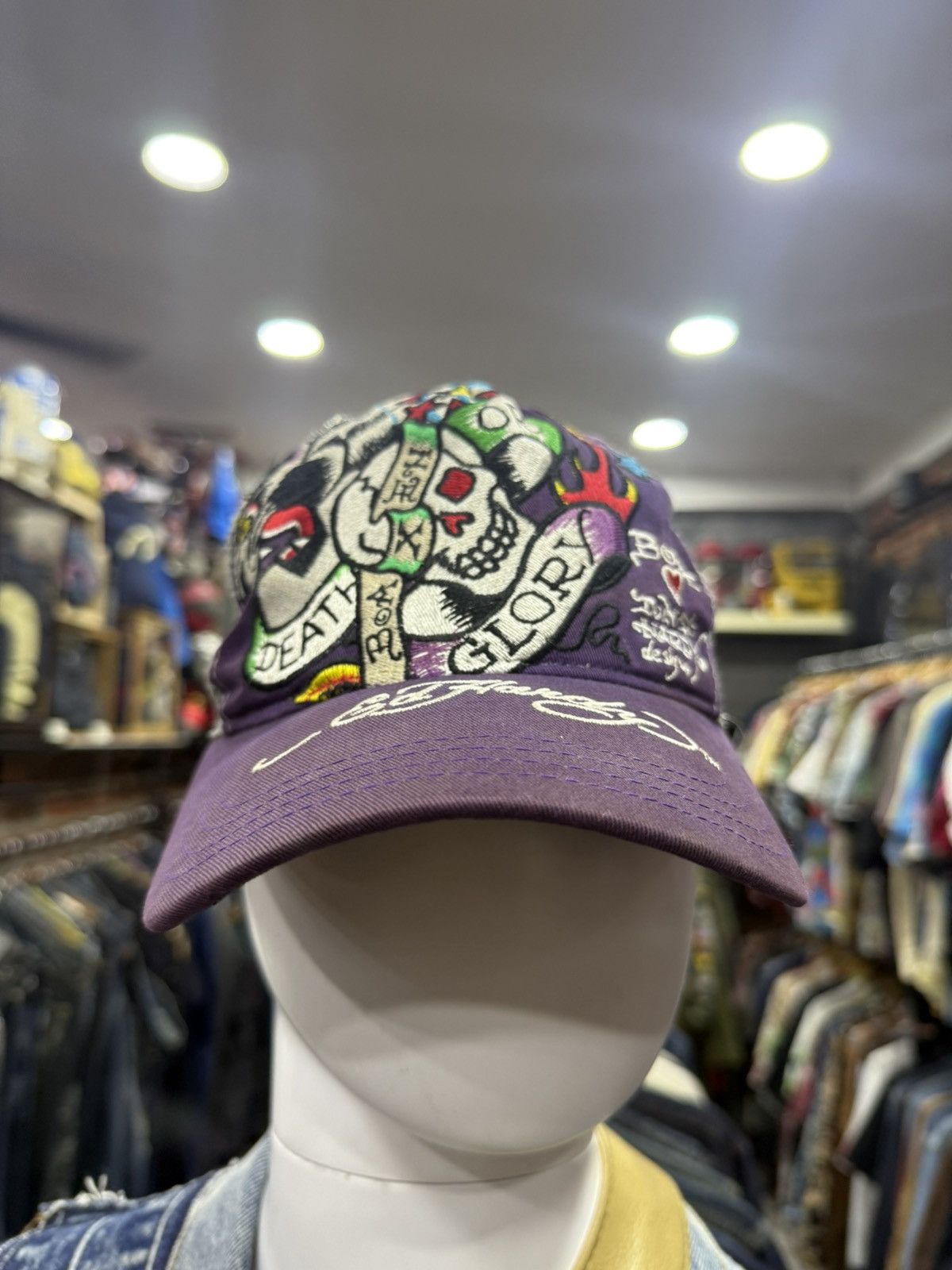 Ed Hardy × Vintage Vintage Ed Hardy Trucker Caps Size ONE SIZE - 1 Thumbnail