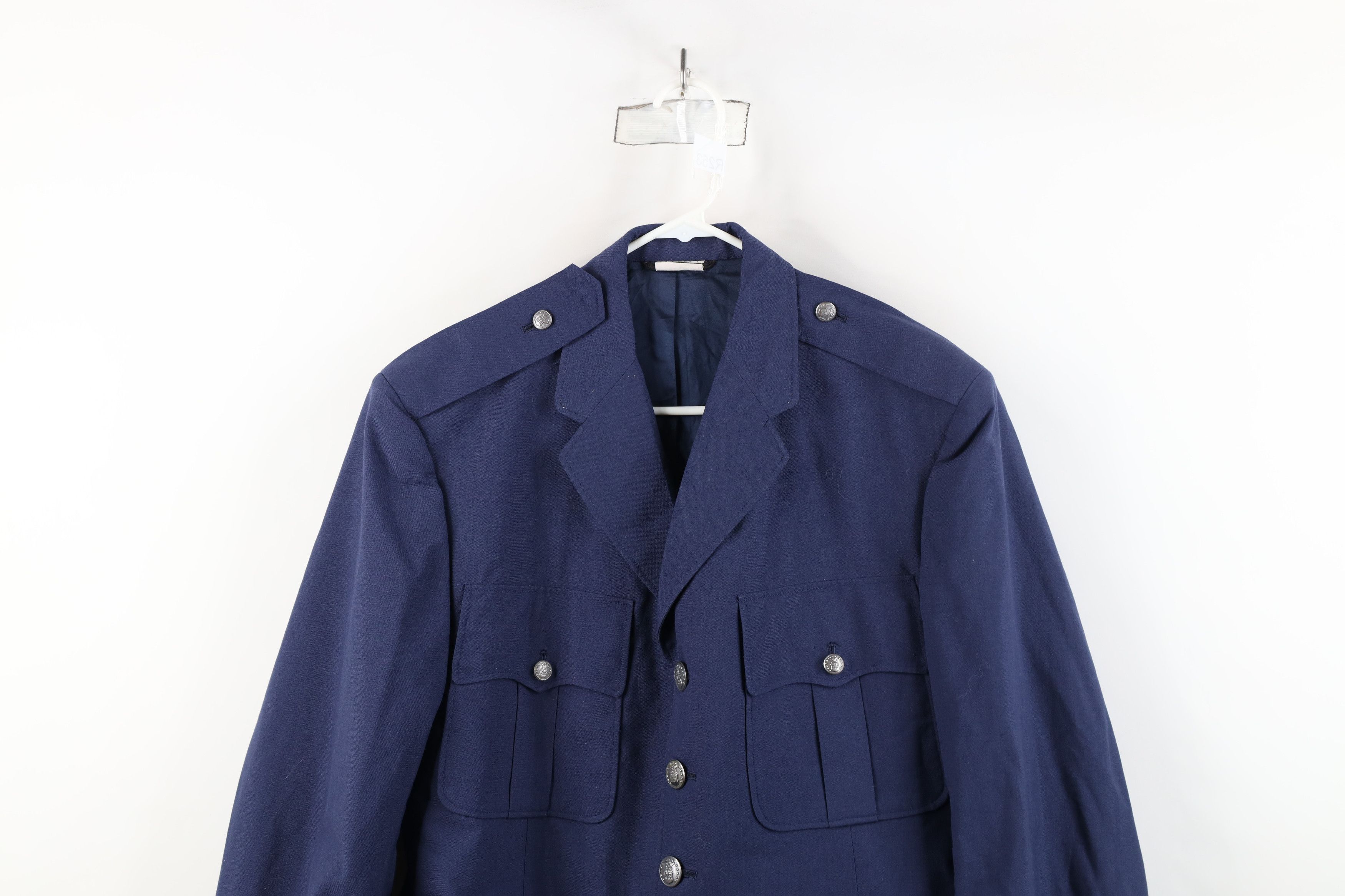 Vintage Vintage 70s Shade 1549 10 Oz Military Officer Jacket USA Size US L / EU 52-54 / 3 - 2 Thumbnail