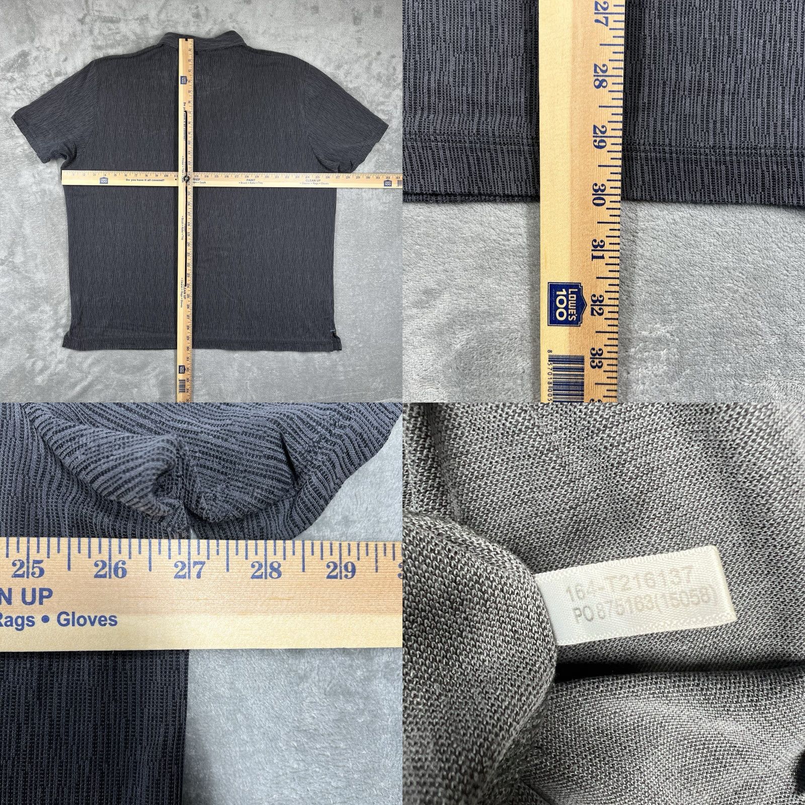 Tommy Bahama Tommy Bahama Polo Shirt Men XXL Dark Gray Short Sleeve Beach Casual Modal Polyester Logo Regular Fit Shirt Size US XXL / EU 58 / 5 - 9 Thumbnail