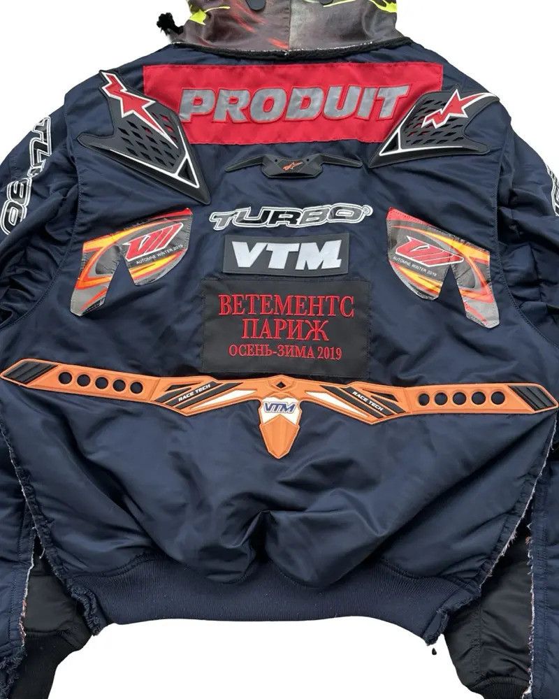 Vetements Vetements A/W 2019 Racing Moto Bomber Jacket Size US XXL / EU 58 / 5 - 3 Thumbnail