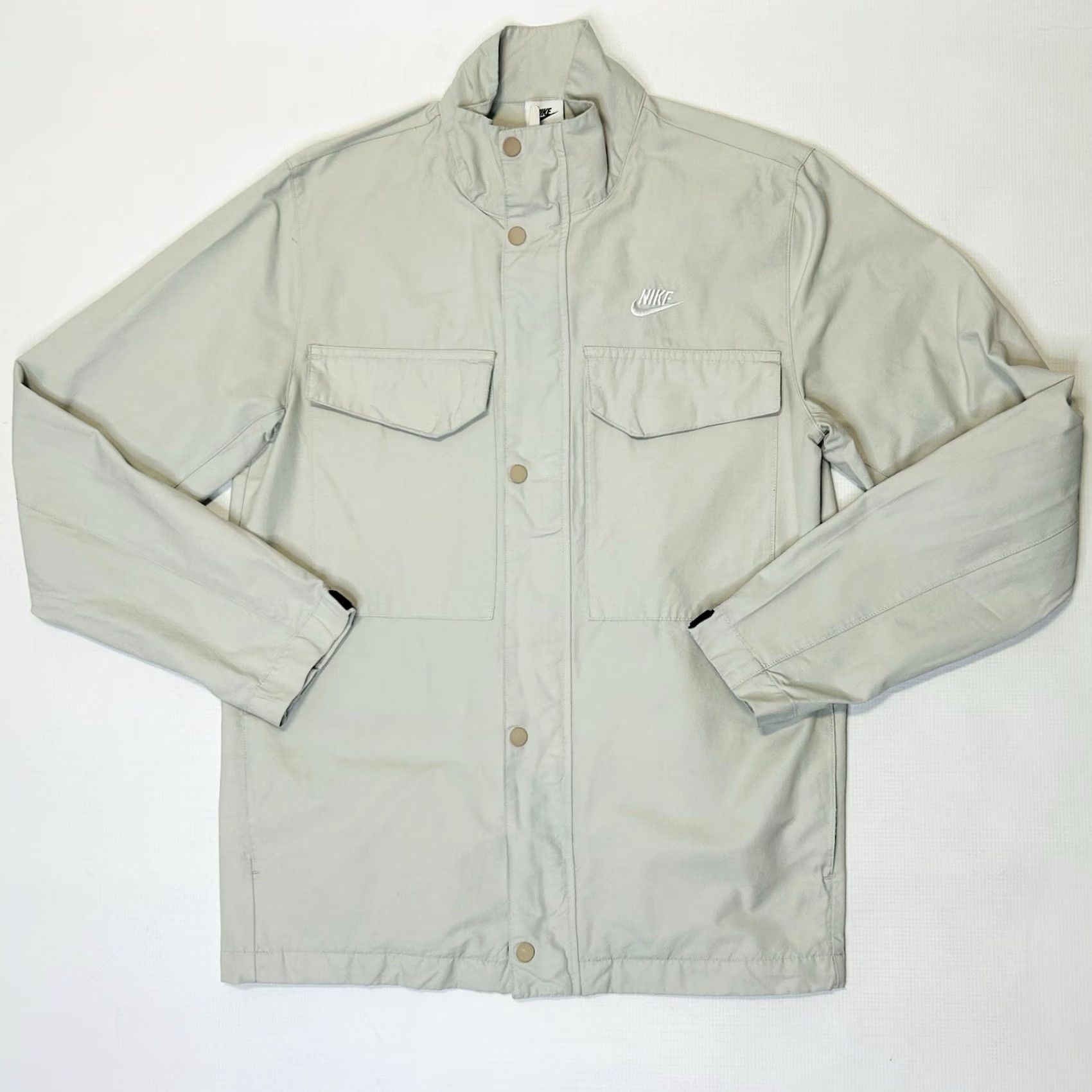 Nike Nike M65 Field Jacket Mens Size M Beige White Military Style Jacket Size US M / EU 48-50 / 2 - 5 Thumbnail
