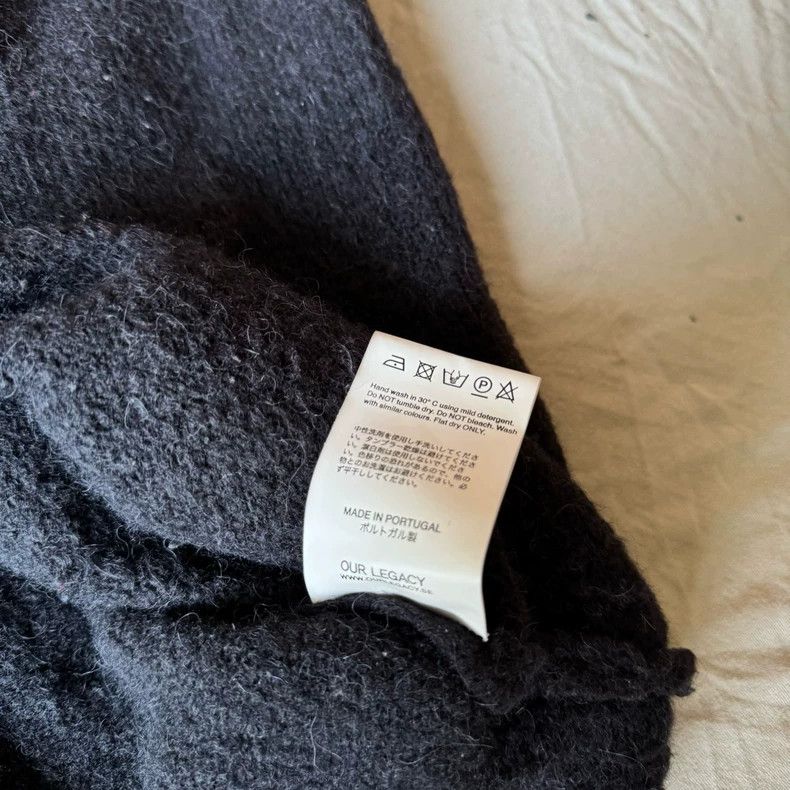 Our Legacy our legacy Alpaca wool football skull wool sweater 2503-Nex Size US M / EU 48-50 / 2 - 8 Thumbnail