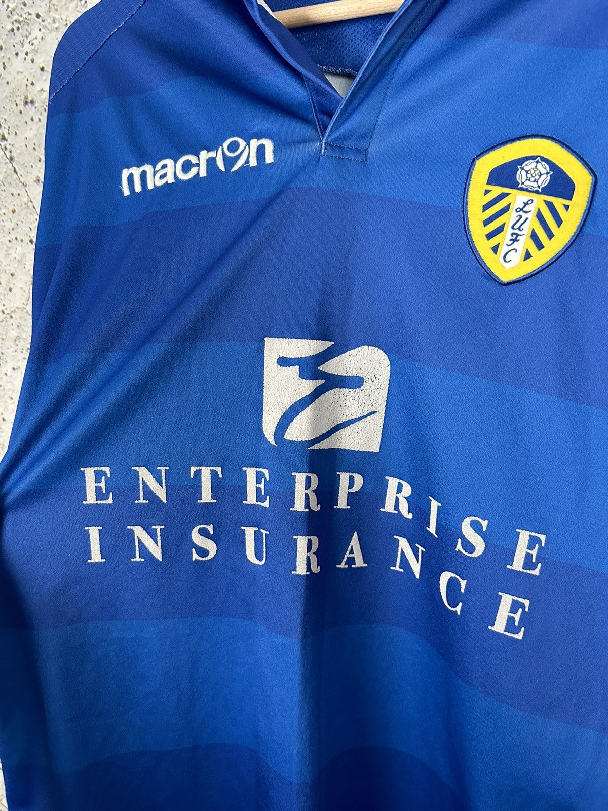Macron Vintage Leeds United Macron Soccer Jersey Football Size US M / EU 48-50 / 2 - 4 Thumbnail