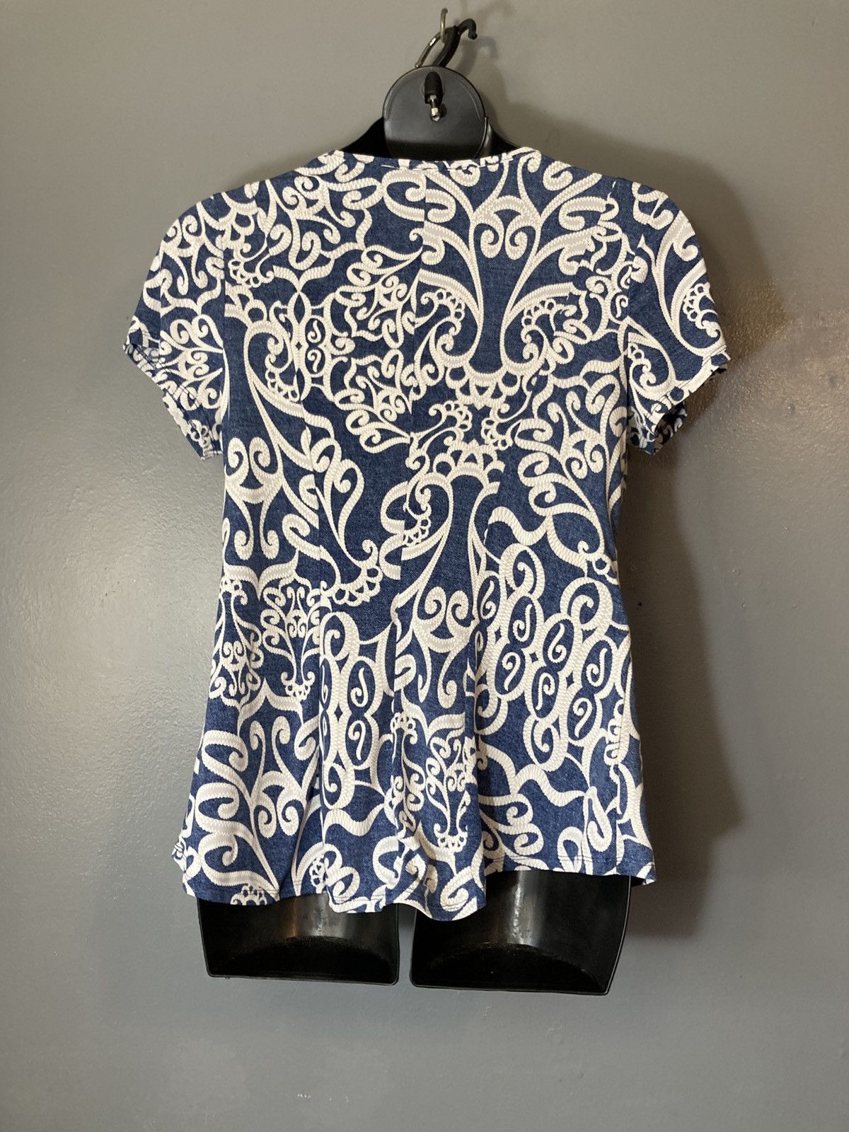 Other Sami & Jo blue /white stitching pleated bottom blouse Size XXL / US 16-18 / IT 52-54 - 6 Thumbnail
