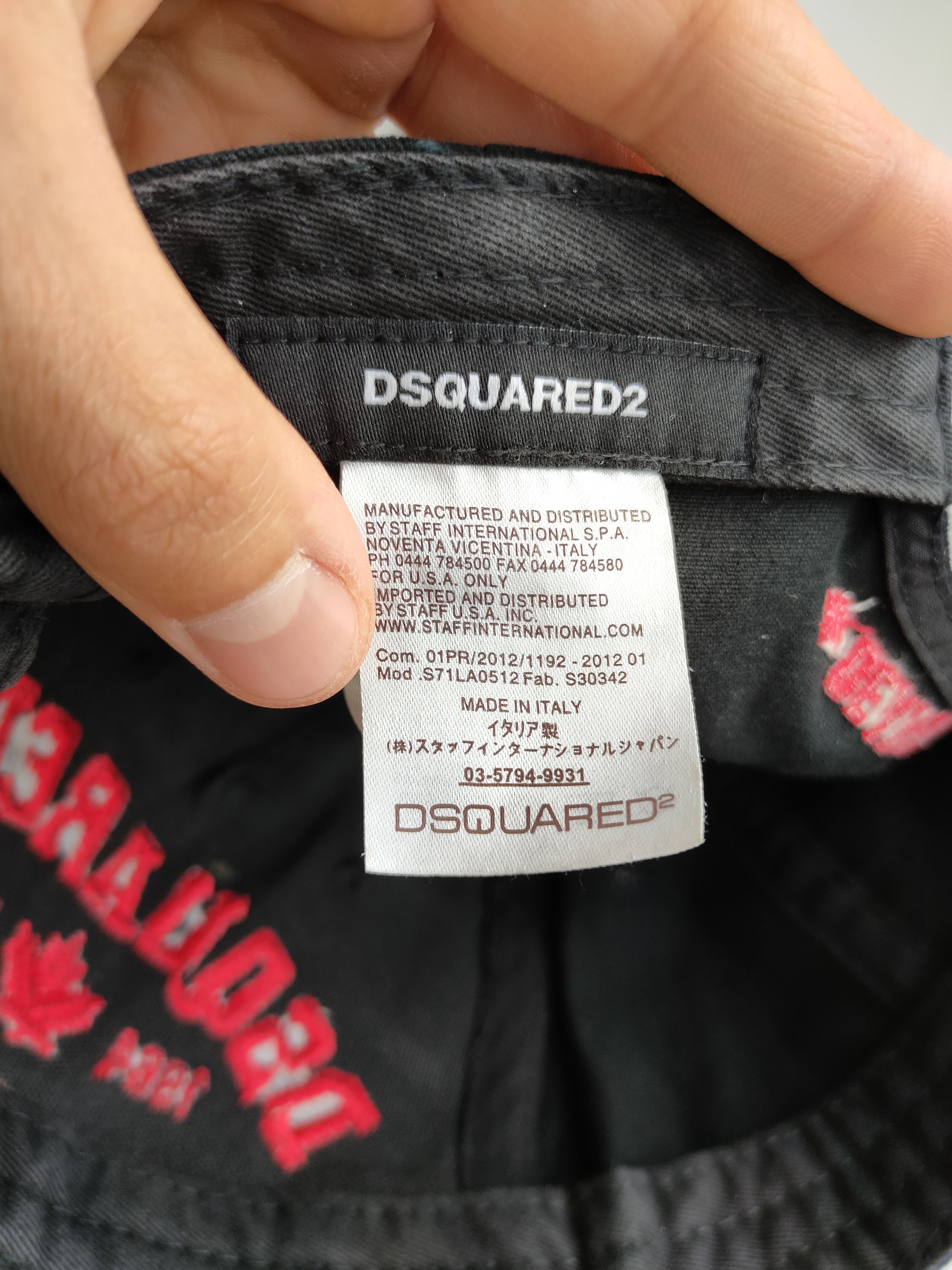 Dsquared2 Dsquared 2 Cap Dsquared2 Brotherhood Cap Italy Size ONE SIZE - 8 Thumbnail