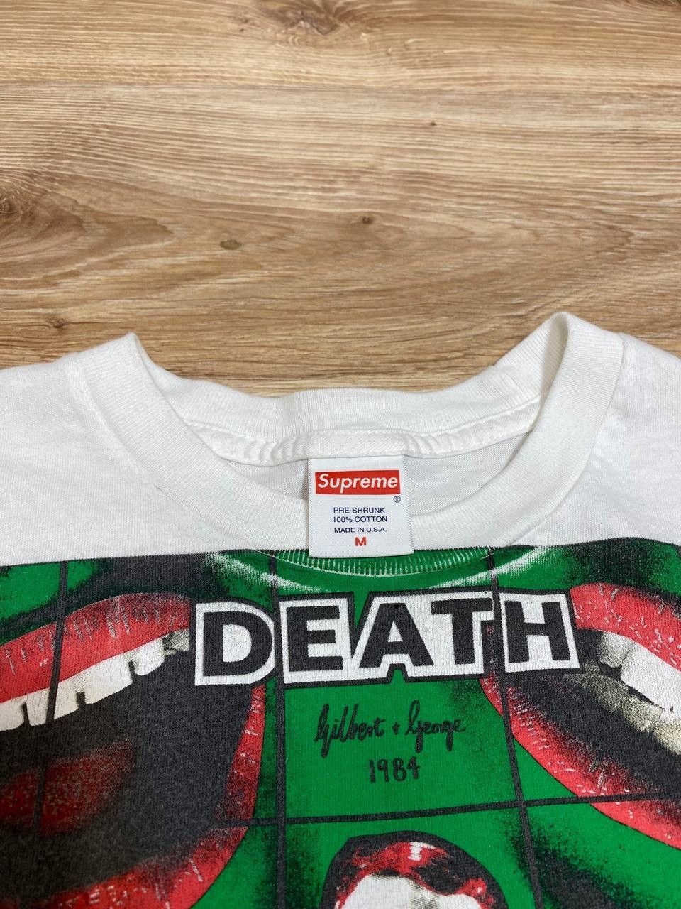 Supreme Gilbert and George DEATH Tee Size US M / EU 48-50 / 2 - 5 Thumbnail