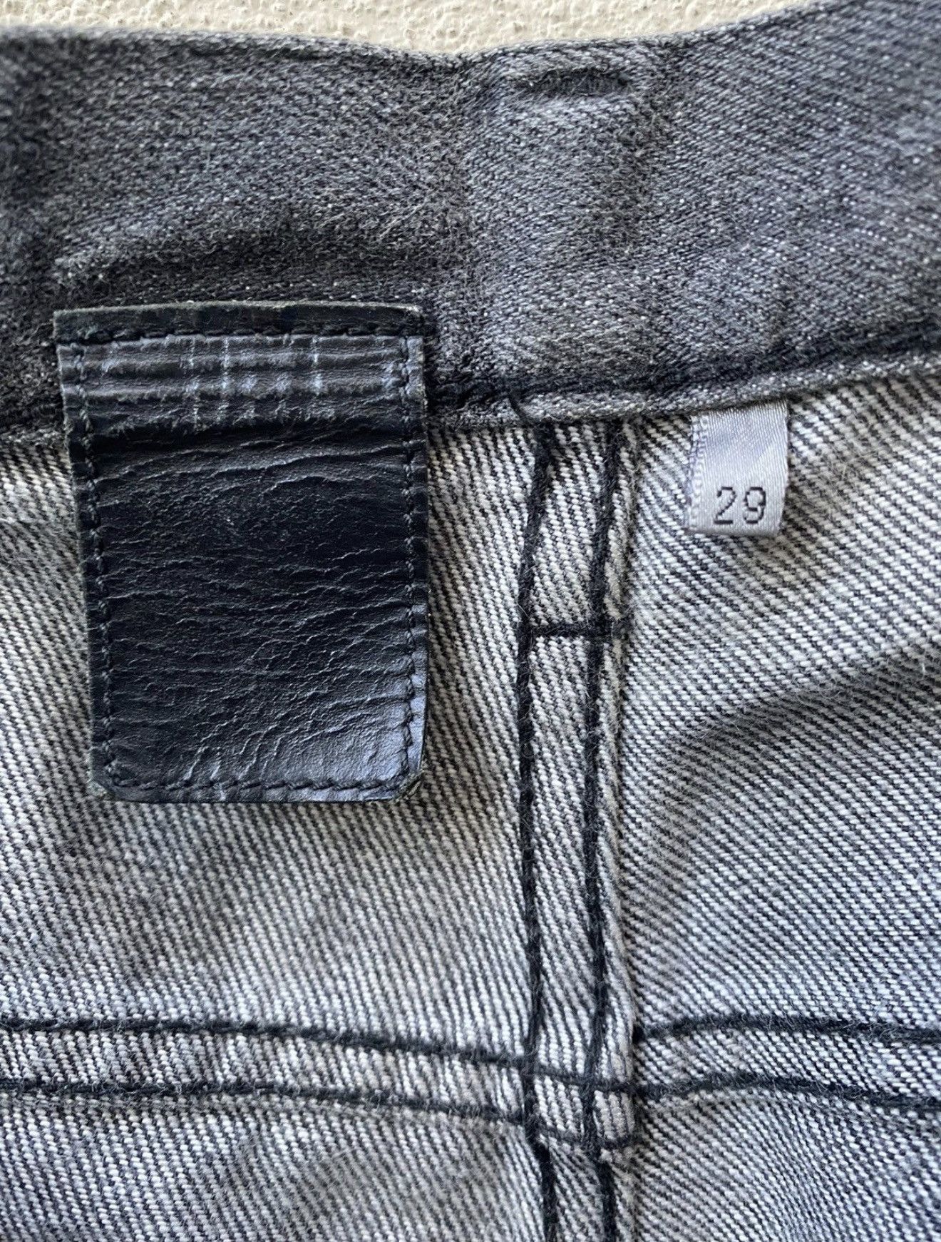 Dior Christian Dior by Hedi Slimane Washed Out Black Jeans Size US 30 / EU 46 - 11 Thumbnail