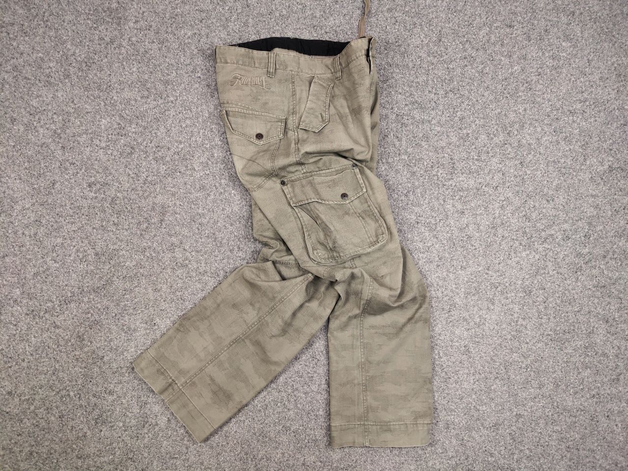 Japanese Brand Vintage 90's junya watanabe style Cargo Baggy camo Pants Size US 33 - 14 Thumbnail