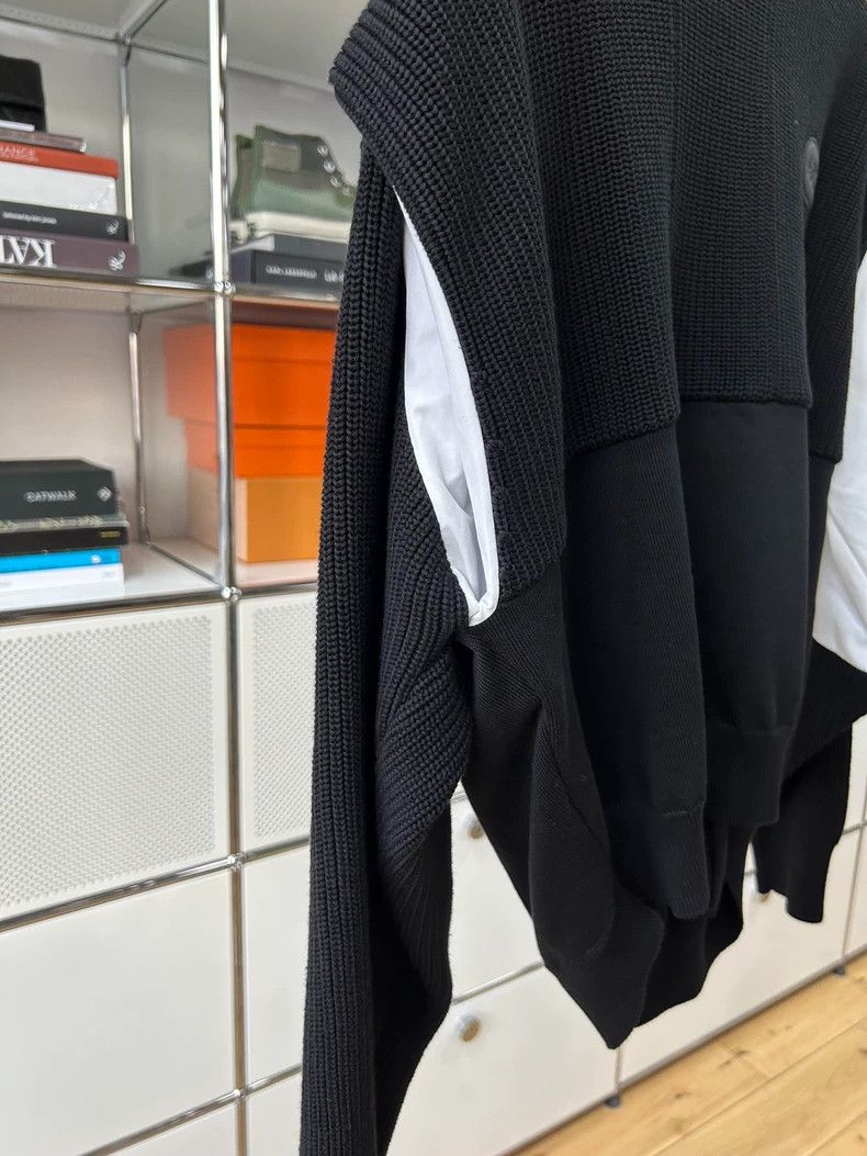 Louis Vuitton Louis Vuitton Black and white patchwork sweater 2501-Nextar Size US XS / EU 42 / 0 - 2 Thumbnail