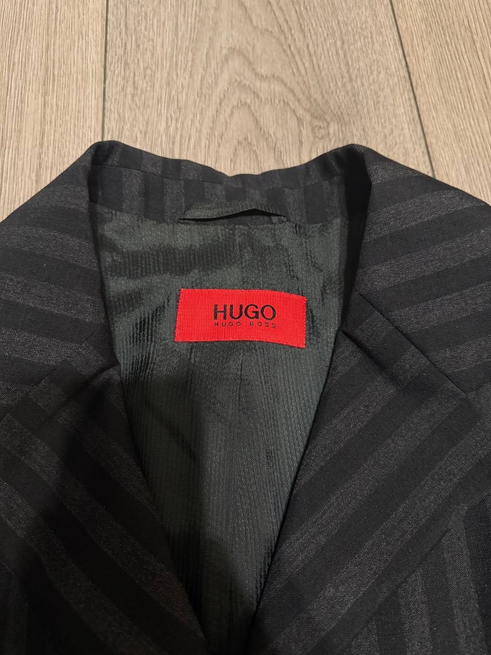 Hugo Boss Hugo Boss Blazer Jacket men Alberto Big Size 102 Four Button Size 44R - 5 Thumbnail