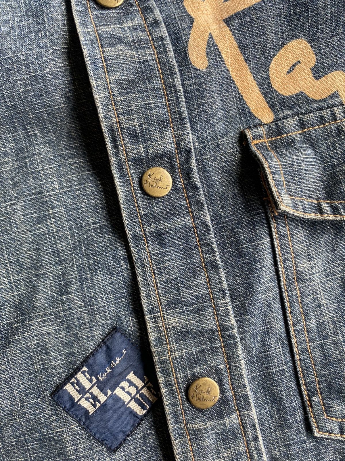 Karl Helmut Vintage Feel Blue Karl Helmut Denim Shirt Size US M / EU 48-50 / 2 - 7 Thumbnail