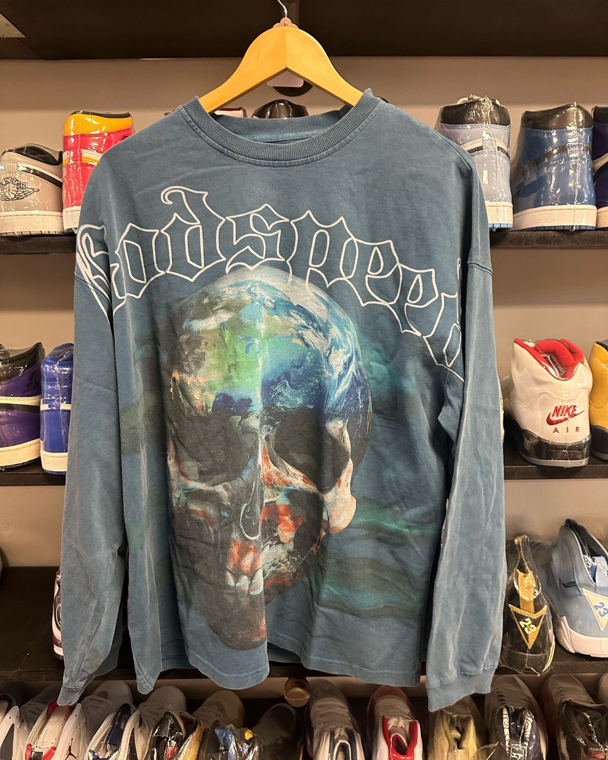 Godspeed Godspeed new skull shirt men’s long sleeve xl Size US XL / EU 56 / 4 - 3 Thumbnail