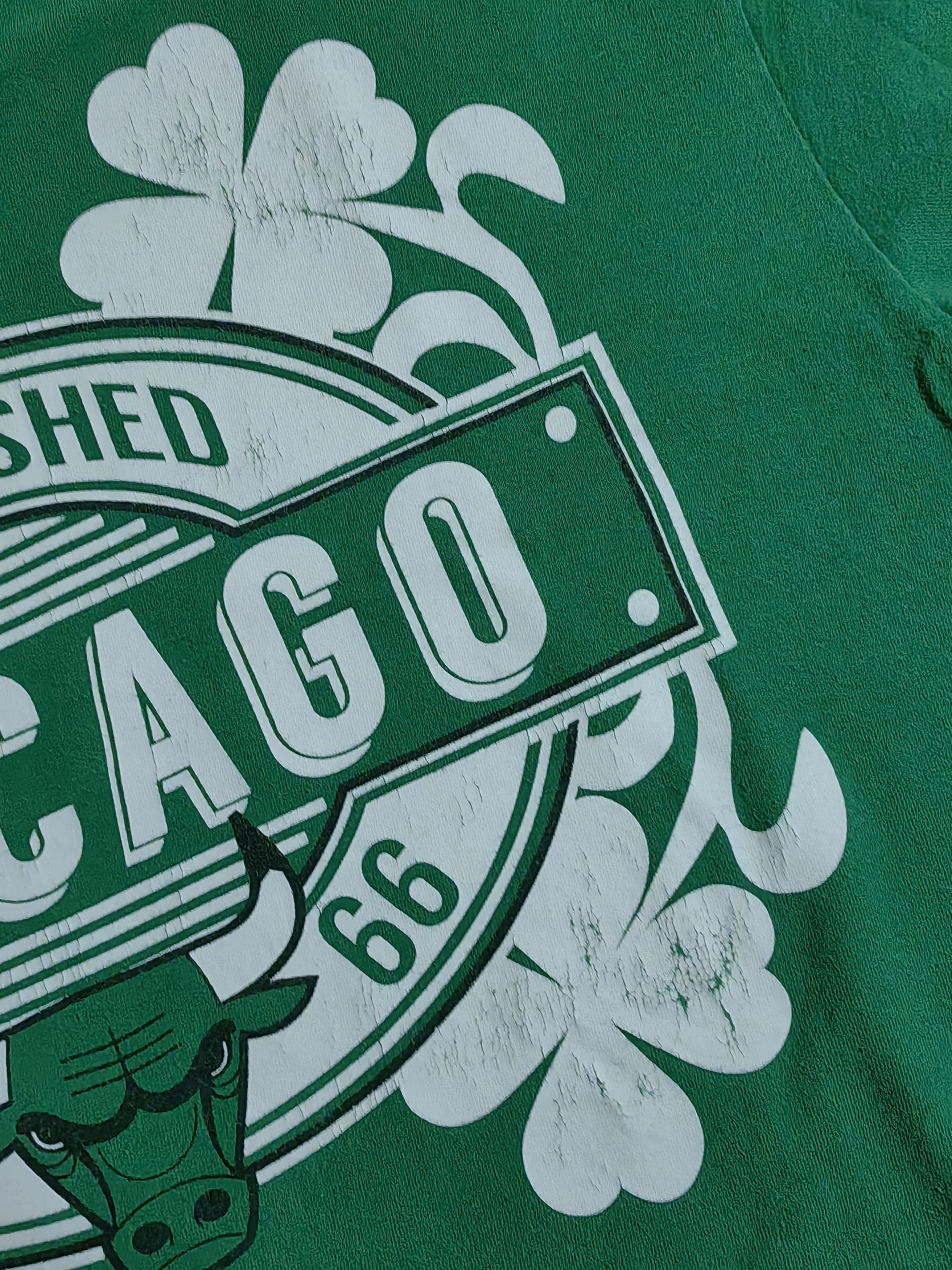 NBA NBA Chicago Bull Established 1966 Irish Green Lucky Flowers Size US XL / EU 56 / 4 - 5 Thumbnail