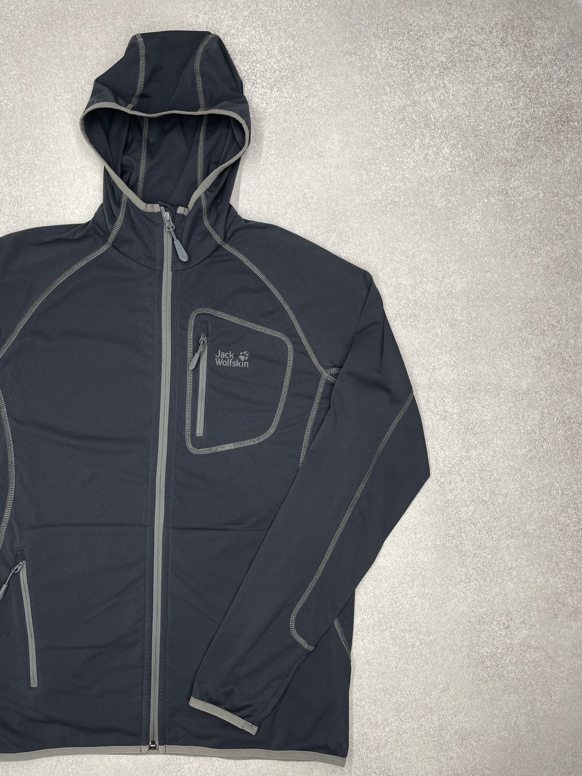Jack Wolfskin Mens Jack Wolfskin Light Jacket Grey Outdoor Gorpcore Size US XL / EU 56 / 4 - 3 Thumbnail