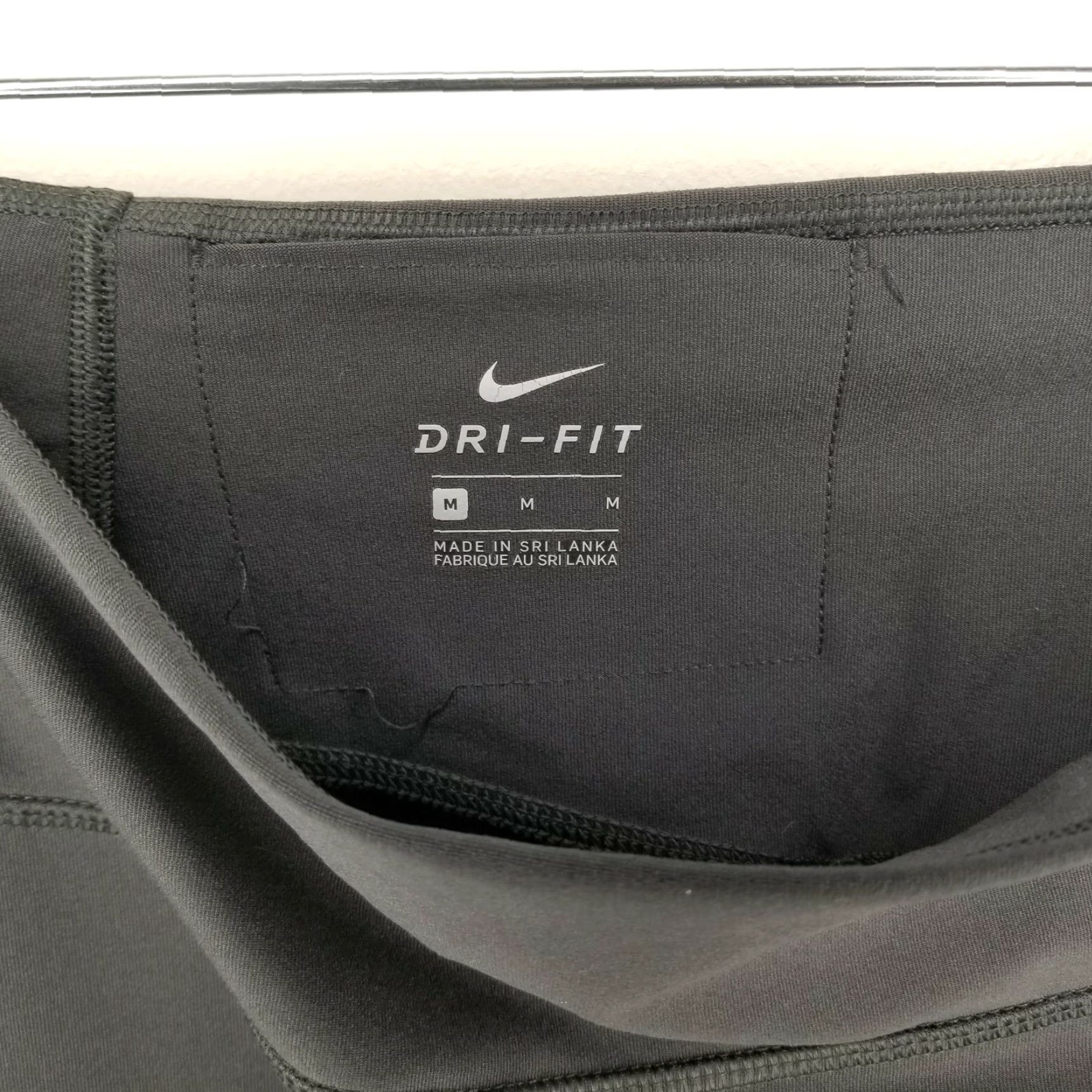 Nike Nike Leggings Women M Dri-Fit Gray Multicolor Full Length Womens Size 32" / US 10 / IT 46 - 3 Thumbnail