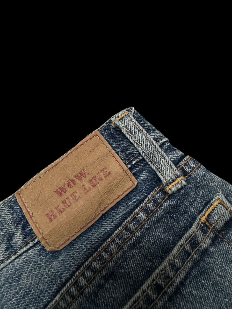 GOSTAR DE FUGA FLARED If Six Was Nine Le Grande Bleu Style By Japanese Jean Size US 28 / EU 44 - 16 Thumbnail