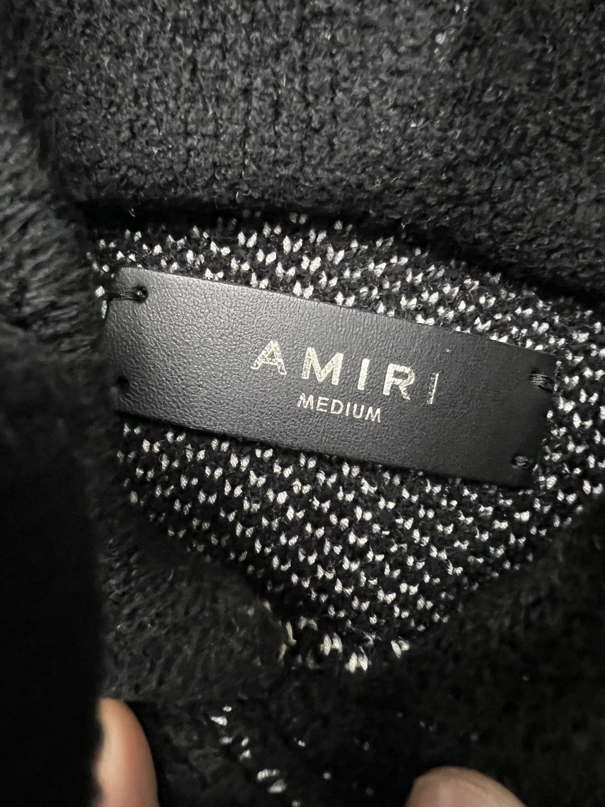 Burberry AMIRI Men's Bones Knit Hoodie Size Medium Size US M / EU 48-50 / 2 - 4 Thumbnail