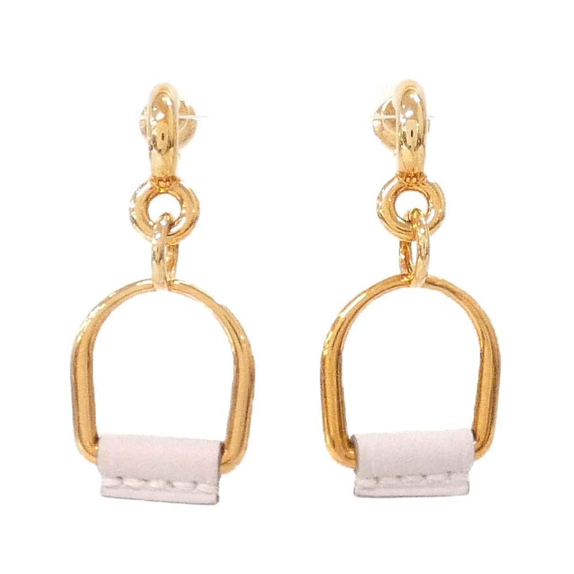 Hermes Hermes Hermès Heritage Equestre Etrier PM 081159CD Earrings Size ONE SIZE - 1 Thumbnail